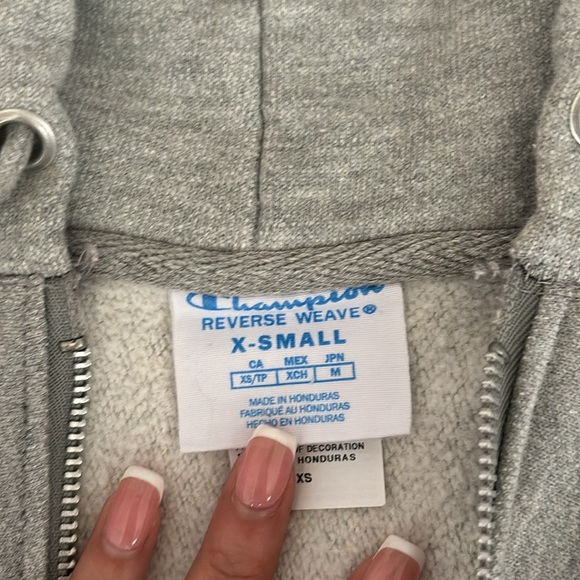 Champion Reverse Weave Full Zip Hoodie Sweatshirt - Picture 5 of 7